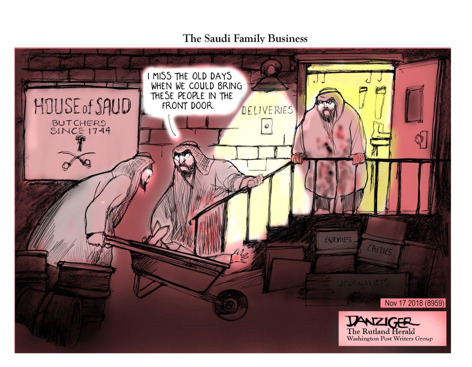 Jeff Danziger cartoon